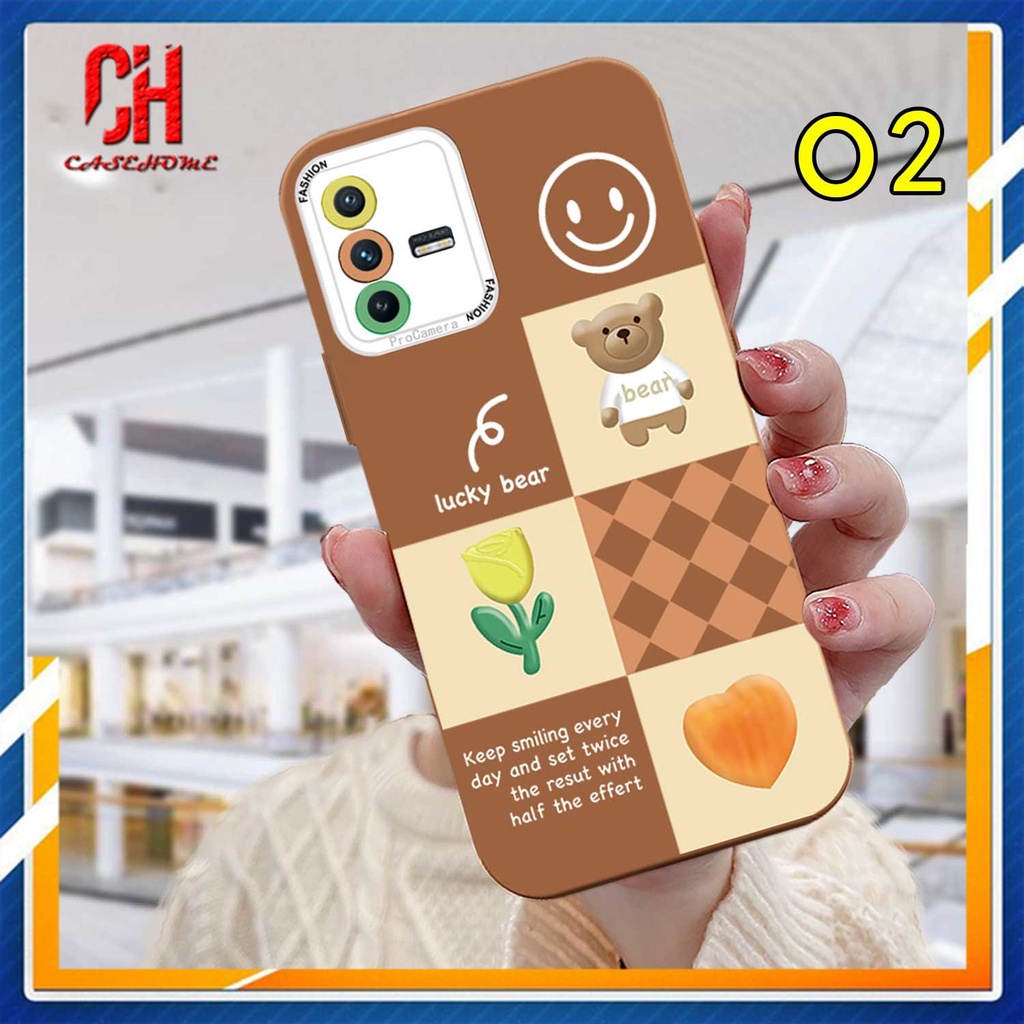 Ốp Điện Thoại Cho Realme C21Y C11 2021 C15 C21 C25 C20 C12 C3 C25S 5 5S 5i 6i C17 7i C1 C25Y C2 C3i C20A Narzo 20 10 10A 20A 30A Chocolate Lucky Bear Heart flower Smiley Face Phone Case