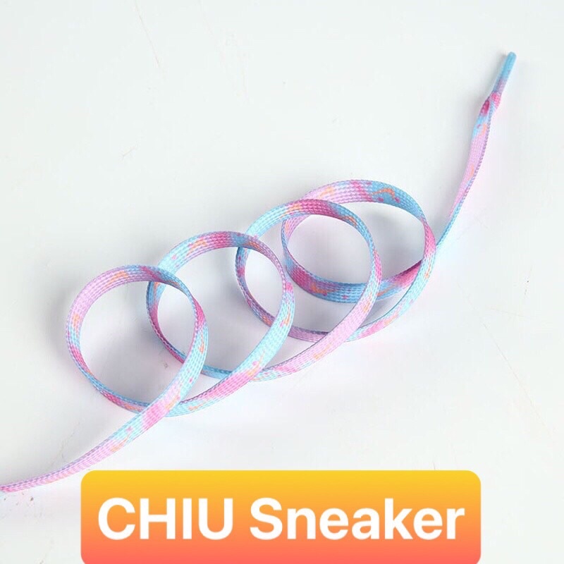 [ CHIU Sneaker ] Dây giày nhiều màu custom 1m4 cho giày cổ cao và cổ mid Custom