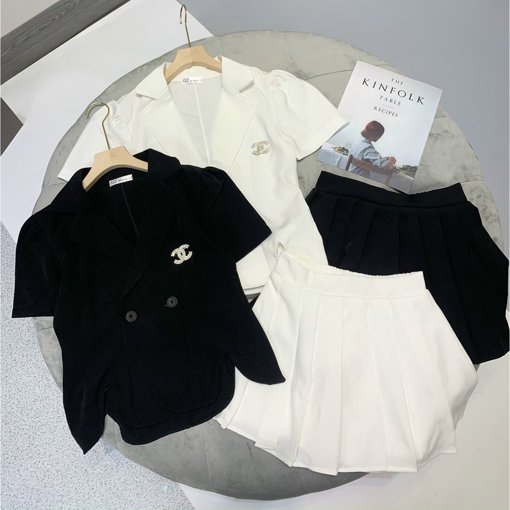 [ Hàng Cao Cấp Loại 1 + Ảnh Thật ] Sét Vest Áo Lượn Sóng Hàng Đẹp Yoni Clothings CD110 | BigBuy360 - bigbuy360.vn