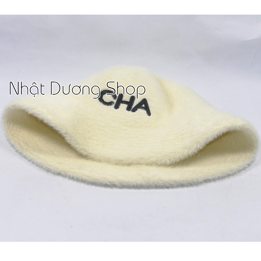 [ NÓN MŨ QUẢNG CHÂU ] NÓN LÔNG THỎ BUCKET NỮ THỜI TRANG CAO CẤP 2022 DUY NHẤT TẠI VN