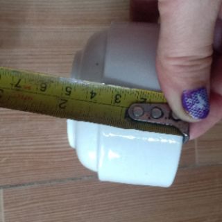 Tách sứ uống trà vuông( 5c)