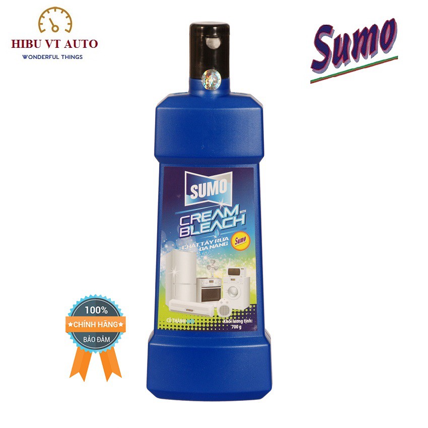 [Chất tẩy rửa đa năng] Sumo mới 700gr xanh, cam giúp tẩy sạch các vết ố vàng, dầu mỡ - HIBUVTAUTO