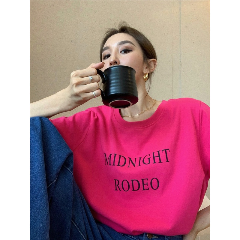 Áo Thun Nữ Ngắn Tay In Chữ Thời Trang | BigBuy360 - bigbuy360.vn