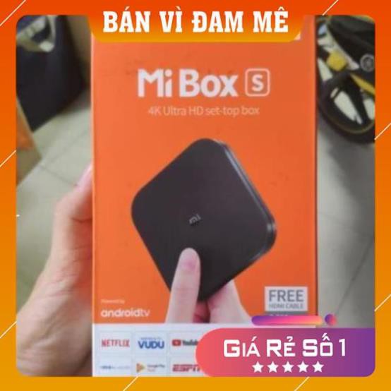 Android Tivi Box Xiaomi Mibox S ( MDZ-22-AB) Bản Quốc Tế- Hãng phân phối chính thức (shopmh59)