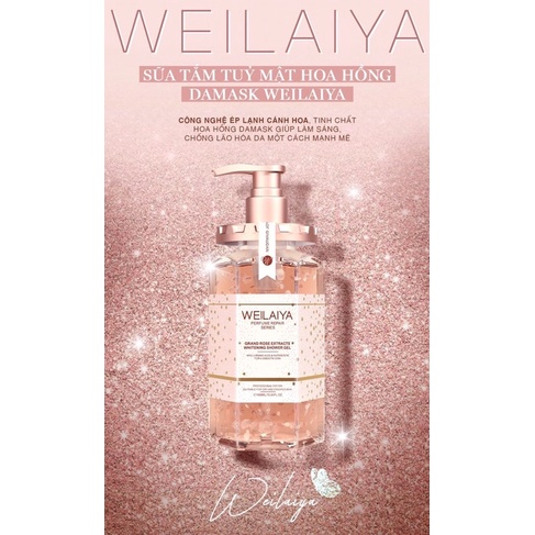 Sữa Tắm Trắng Da Hoa Hồng Weilaiya Phiên Bản 2021 | BigBuy360 - bigbuy360.vn