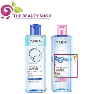 Nước tẩy trang L'Oreal Paris 3-in-1 Micellar Water 400ml