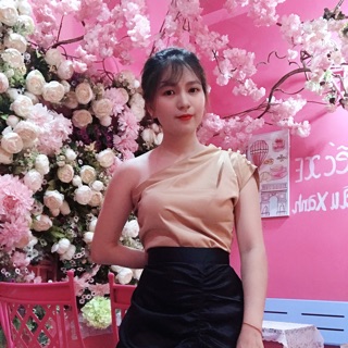 HÌNH THẬT 100% ÁO LỤA LỆCH VAI NGỌC ĐỦ SIZE