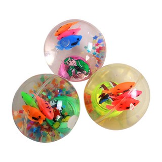 Đồ chơi bóng nảy phát sáng to 7Cm, bong bóng trong