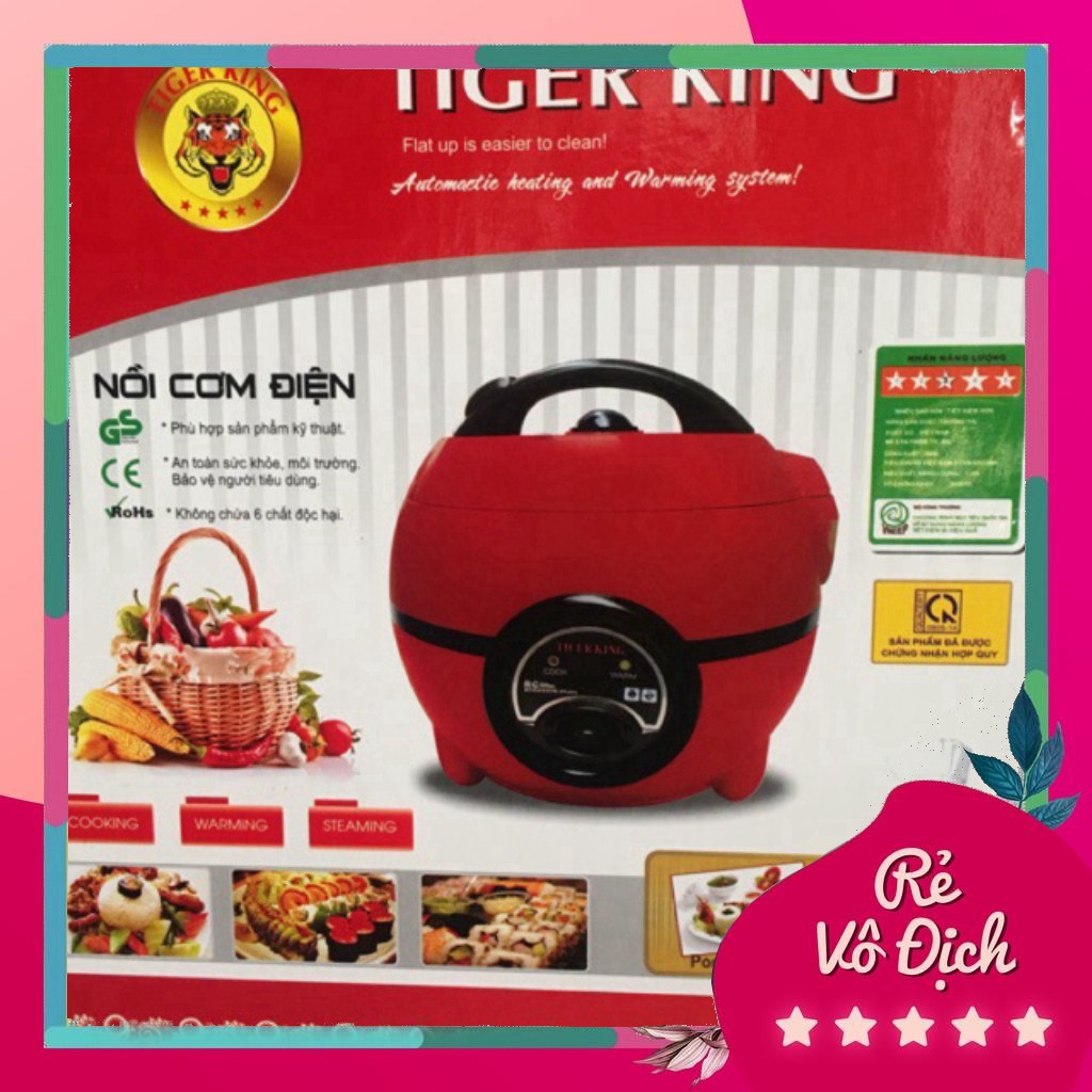 Nồi Cơm Điện Tiger King 0,8 Lít BH 12 Tháng