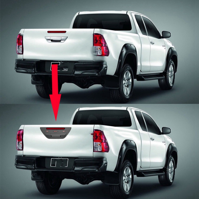 Ốp Trang Trí Tay Nắm Cửa Sau Xe Hơi Toyota Hilux 2015-2017