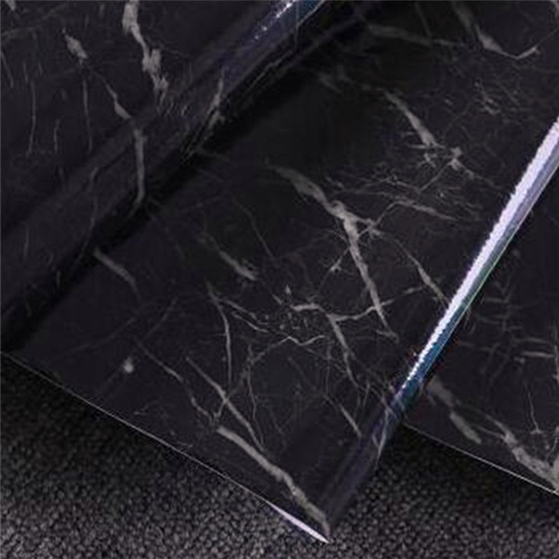 💜HY 3D Marble Hiệu ứng dán tường chống thấm PVC tự dính Hình nền trang trí nhà