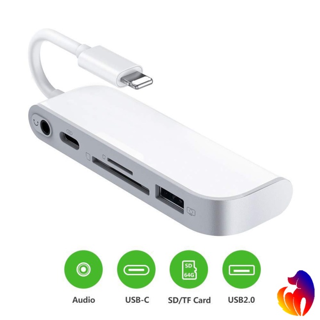Đầu Đọc Thẻ Nhớ Sd Tf Và Tai Nghe 3.5mm Cho Iphone | BigBuy360 - bigbuy360.vn