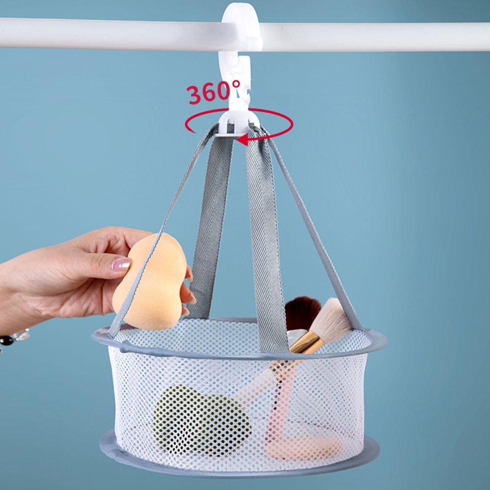 Túi lưới đựng mút trang điểm khô ráo có thể gấp gọn tiện lợi cao cấp