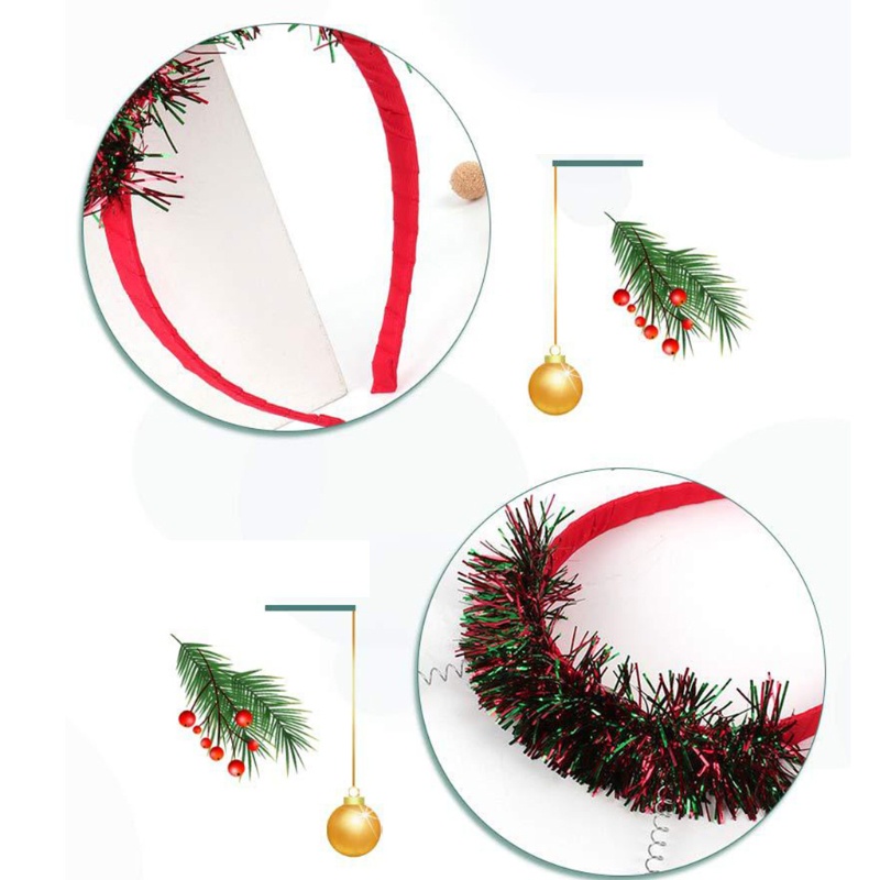 Băng Đô Cài Tóc Hình Cây Thông Noel Đính Kim Sa Lấp Lánh