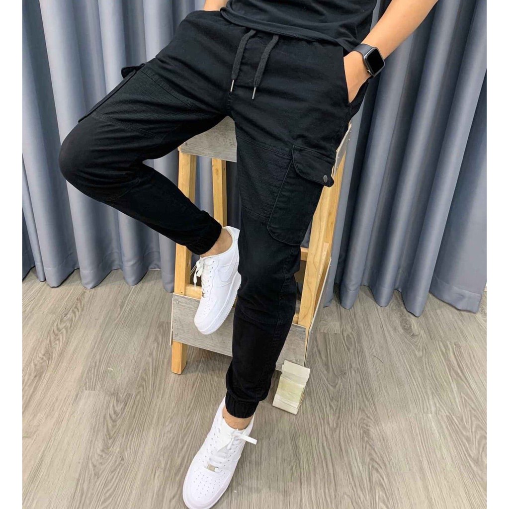 Quần Jogger KaKi Túi Hộp