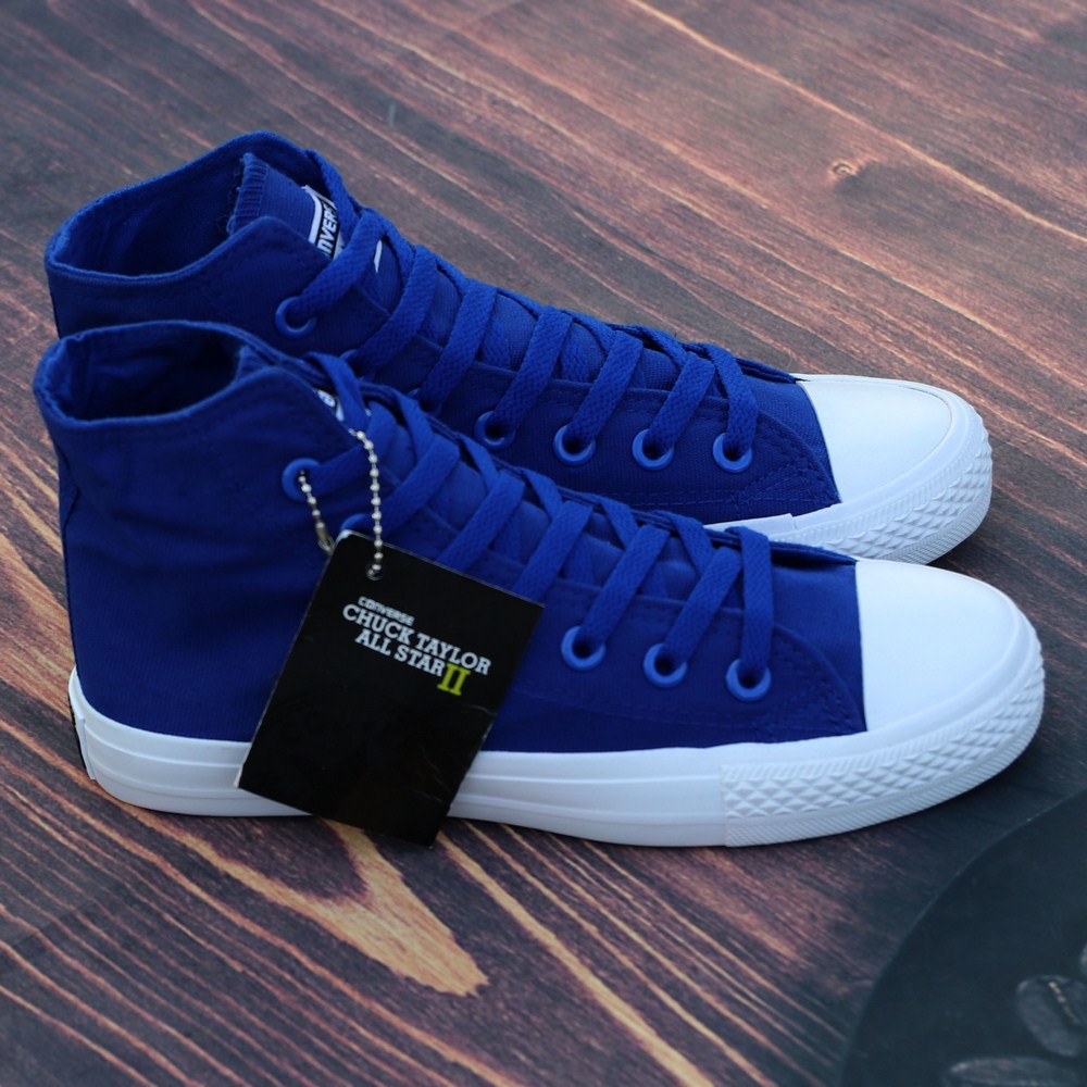 Giày Chuck 2 AllStar Classic Cổ Cao Nam Xanh Nhạt