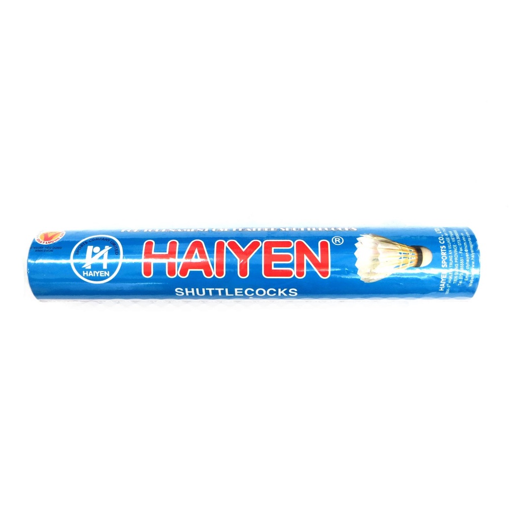 ỐNG CẦU LÔNG HẢI YẾN XANH DƯƠNG 12 QUẢ DANH CHO THI ĐẤU VÀ CHƠI CHUYÊN NGHIỆP HÀNG CHÍNH HÃNG