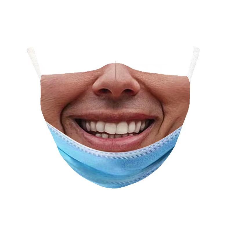 Khẩu trang hình chú hề ngộ nghĩnh có dây đeo tiện dụng