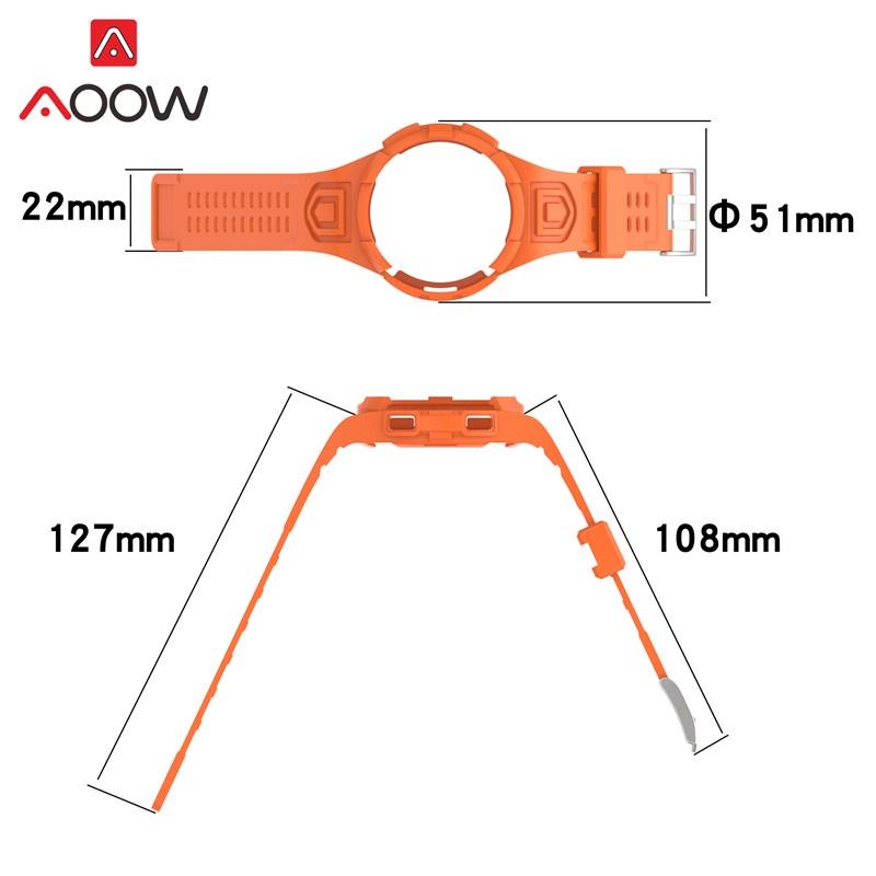 Dây Đeo TPU Trong Suốt Bảo Vệ Cho Đồng Hồ Thông Minh Samsung Galaxy Watch4 40mm 44mm Watch 4 Classic 46mm