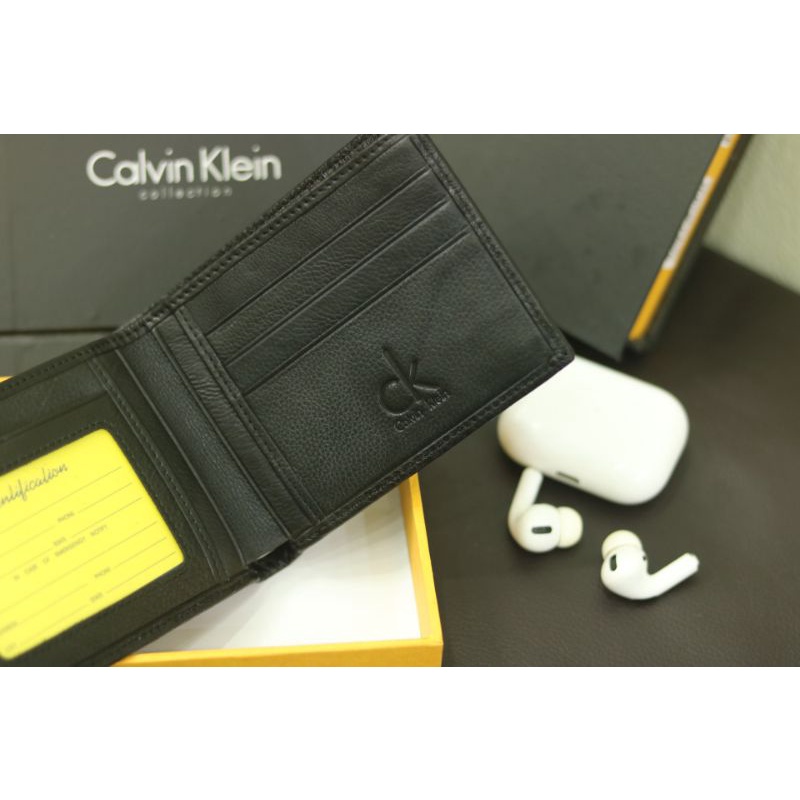 Ví nam ngắn C.vin da mềm fullbox hãng chanh xả