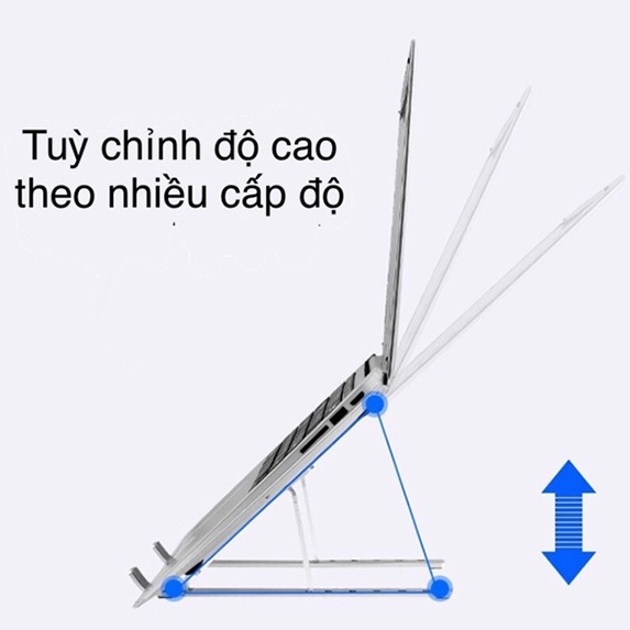 Giá Đỡ Laptop Ipad N3 Làm Bằng Hợp Kim Nhôm Tản Nhiệt Cho Máy Tính Xách Tay Macbook Điều Chỉnh Mức Độ Cao Thấp Khác Nhau