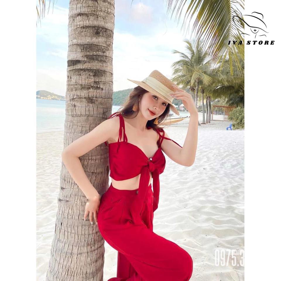 Set Đi Biển, Set Đồ Đi Biển Rực Rỡ Sexy S7, Quyến Rũ Chất Đũi Xước QC Cao Cấp, Item Không Thể Thiếu Mùa Hè 2021 | BigBuy360 - bigbuy360.vn
