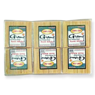 Tăm Giang 1 tệp gồm 5 gói tăm vip được làm từ 100% cật giang nhỏ mịn Binkids TB31
