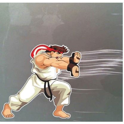 (Nhiều kích thước) Sticker miếng dán vết xước nhân vật hoạt hình anime thổi bay vết xước