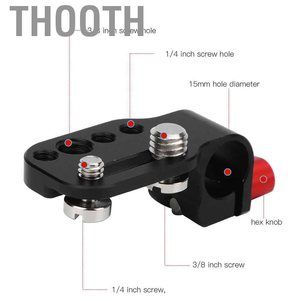 Phụ Kiện Kẹp Ống Kính Máy Ảnh Thoth Woo679 (Hàng Có Sẵn) 24 Giờ) 15mm