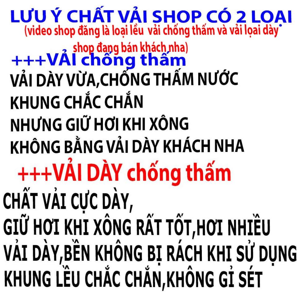 Lều Xông Hơi tự bung gấp gọn tại nhà - Lều xông hơi sau sinh vải dày dặn , giao màu ngẫu nhiên