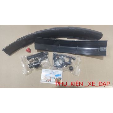 Chắn bùn rút xe đạp cao cấp có đèn báo