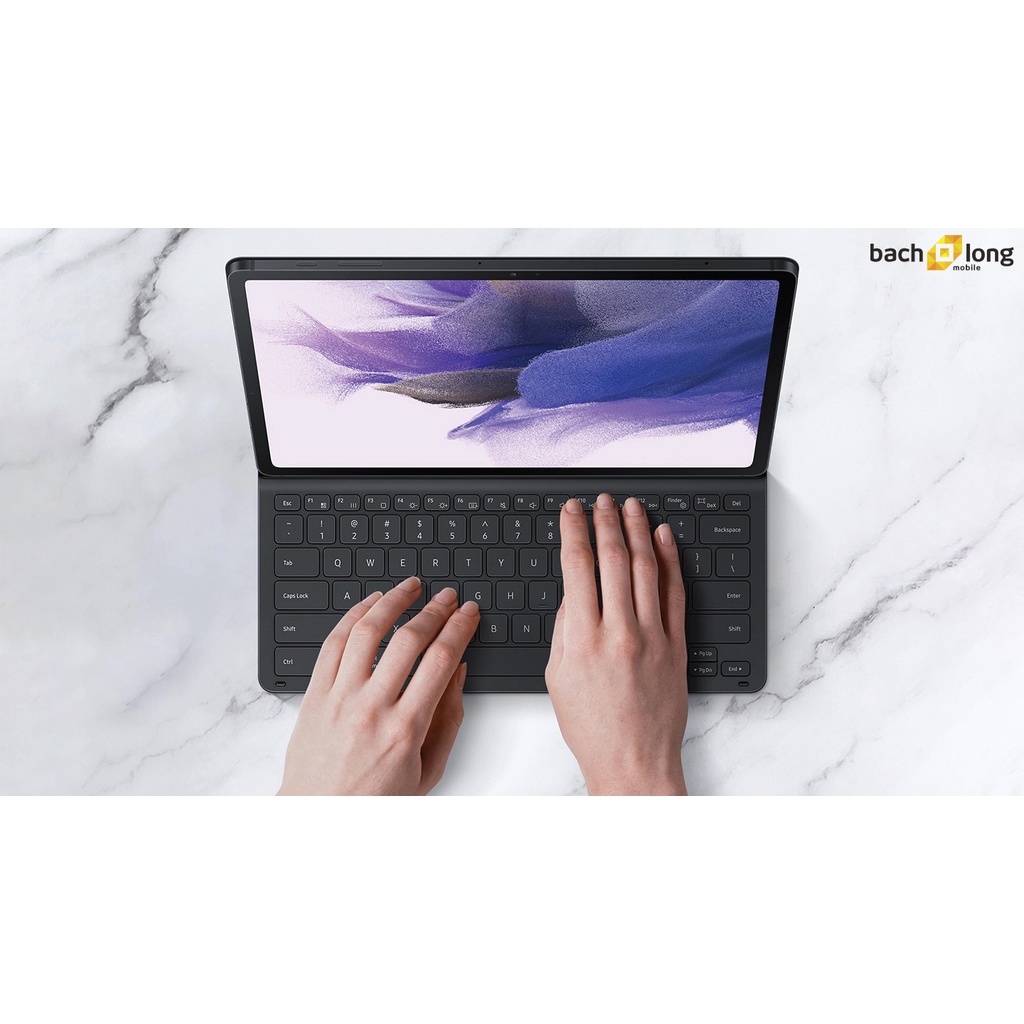 Bao Da Bàn Phím Book Cover KeyBoard Samsung Galaxy Tab S7 Plus/Tab S7 FE/Tab S8 Plus Slim