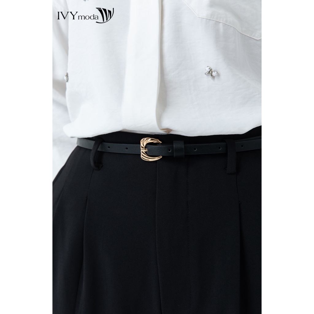 Quần baggy nữ kèm đai IVY moda MS 22B8482