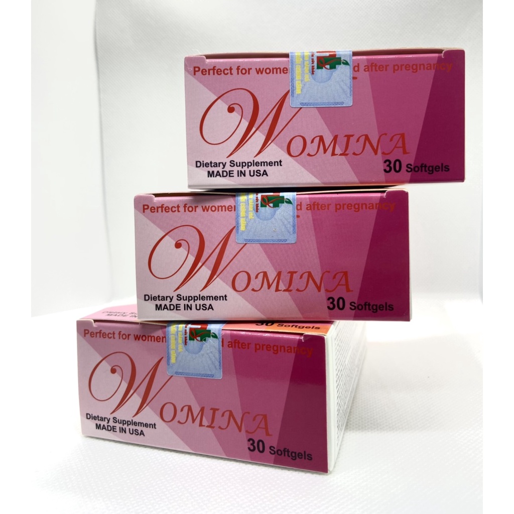 Viên uống Womina Bổ Bầu Mỹ - Bổ sung Vitamin và Khoáng chất cho bà Bầu I Nhập khẩu chính hãng Mỹ.thuochieuqua