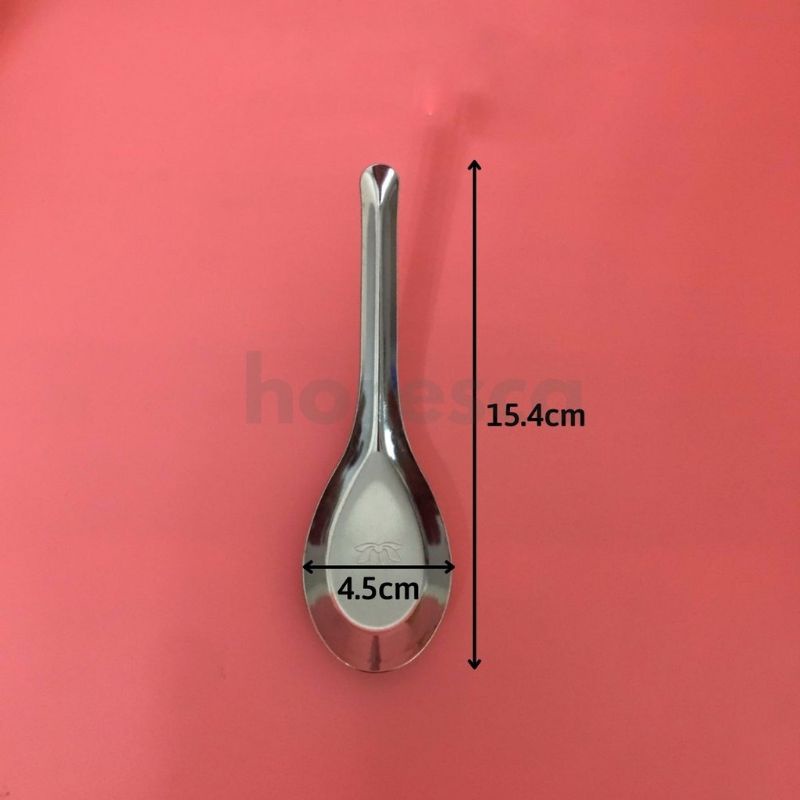 Set 5 thìa inox ăn cơm, ăn phở hoàng gia cán dài