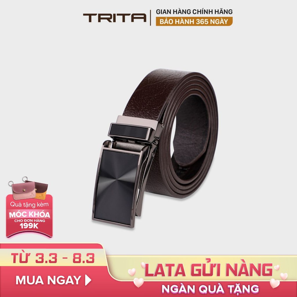 Thắt lưng nam thời trang da bò thật TRITA RTL013 Fa_Shop.vn