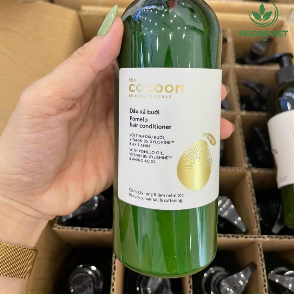 Dầu Xả Bưởi Cocoon Việt Nam Chính Hãng Thiên Nhiên Organic Ngăn Rụng Phục Hồi Tóc Hư Tổn Nặng Dưỡng Tóc Mềm Mượt