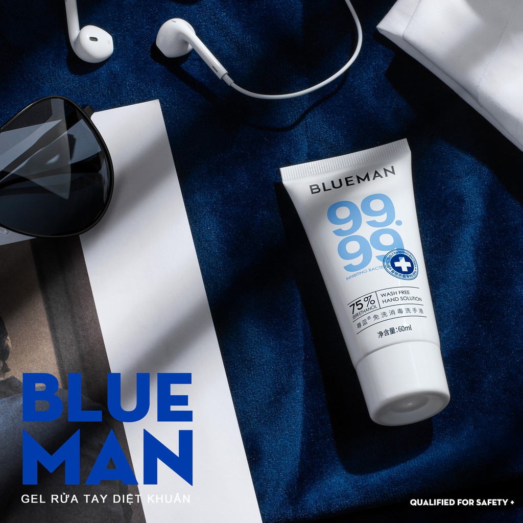 Gel Rửa Tay Khô Sạch Siêu Nhanh BLUEMAN Diệt Khuẩn 60ml ZL94 | BigBuy360 - bigbuy360.vn