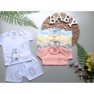 Sét 5 bộ cotton thun gân mềm mịn
