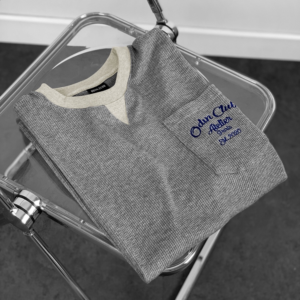 Áo Thun Oversize ODIN CLUB Waffle Atelier, Áo phông chất liệu 100% cotton co giãn 2 chiều, Local Brand ODIN CLUB