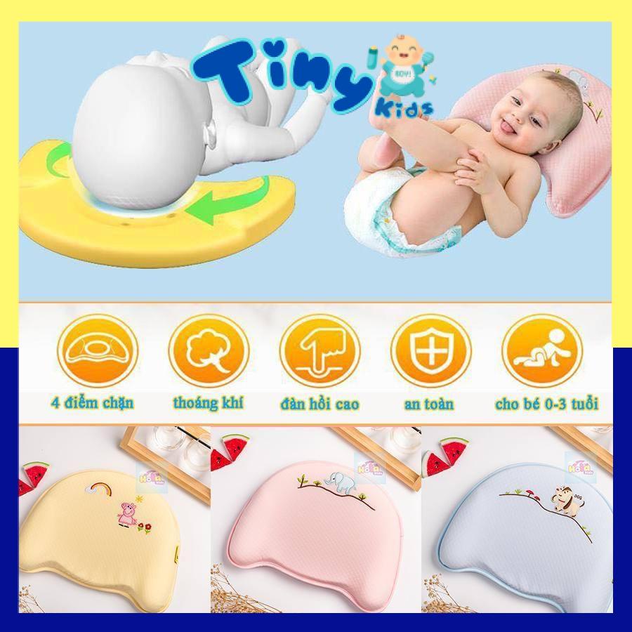 Gối Cao Su Non Chống Méo Đầu Cho Bé Chống Móp Méo Đầu Chống Vẹo Cột Sống Cho Bé - Tiny Kids