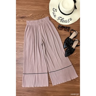 Quần dập ly ống rộng