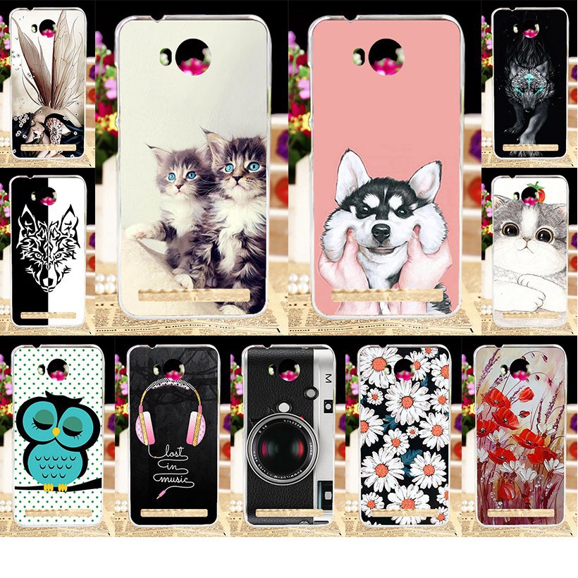 Ốp lưng silicone mềm nhiều họa tiết dễ thương cho Huawei Y3 II Y3