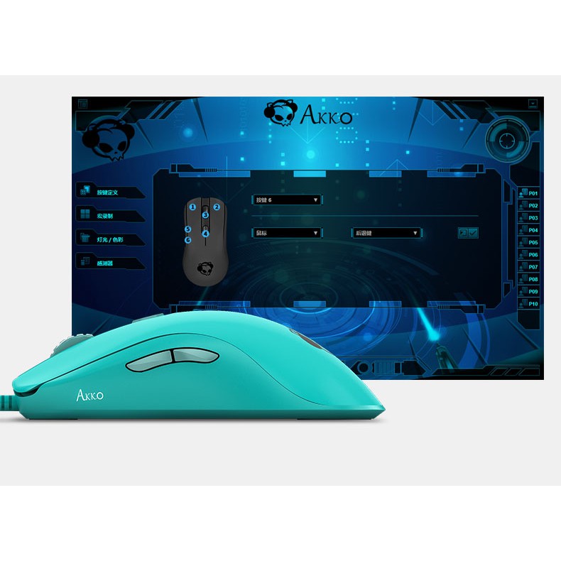 Chuột Akko AG325 Ambidextrous Gaming Mouse PWM3325