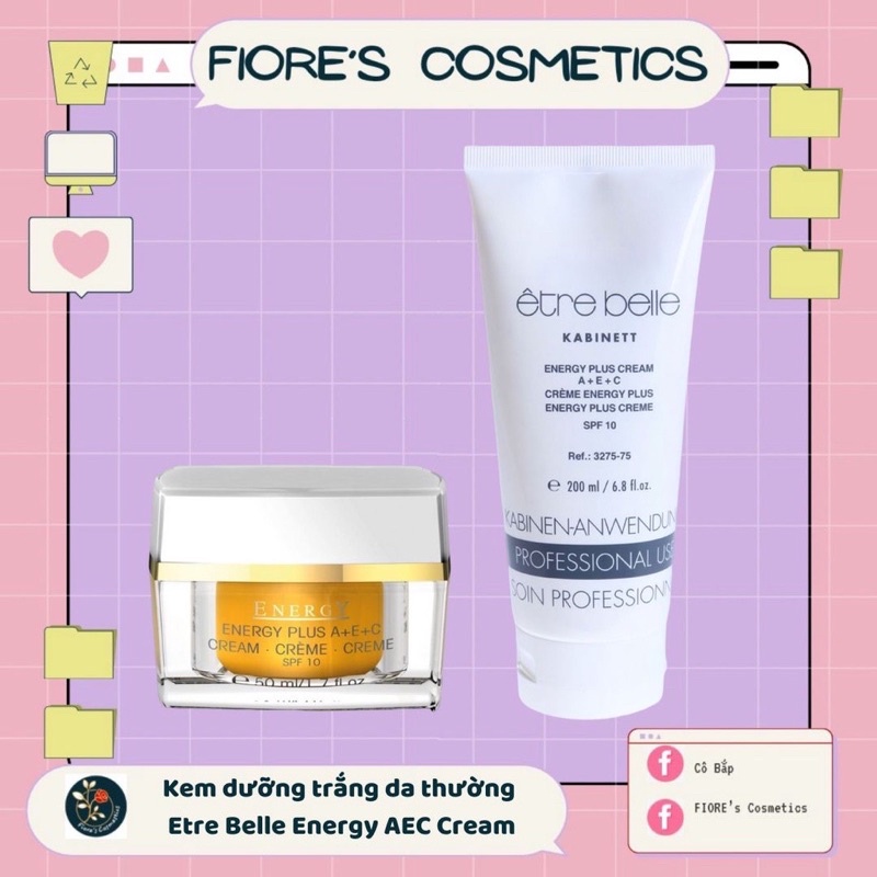Kem dưỡng trắng etre belle Vitamin Energy Plus ACE Cream