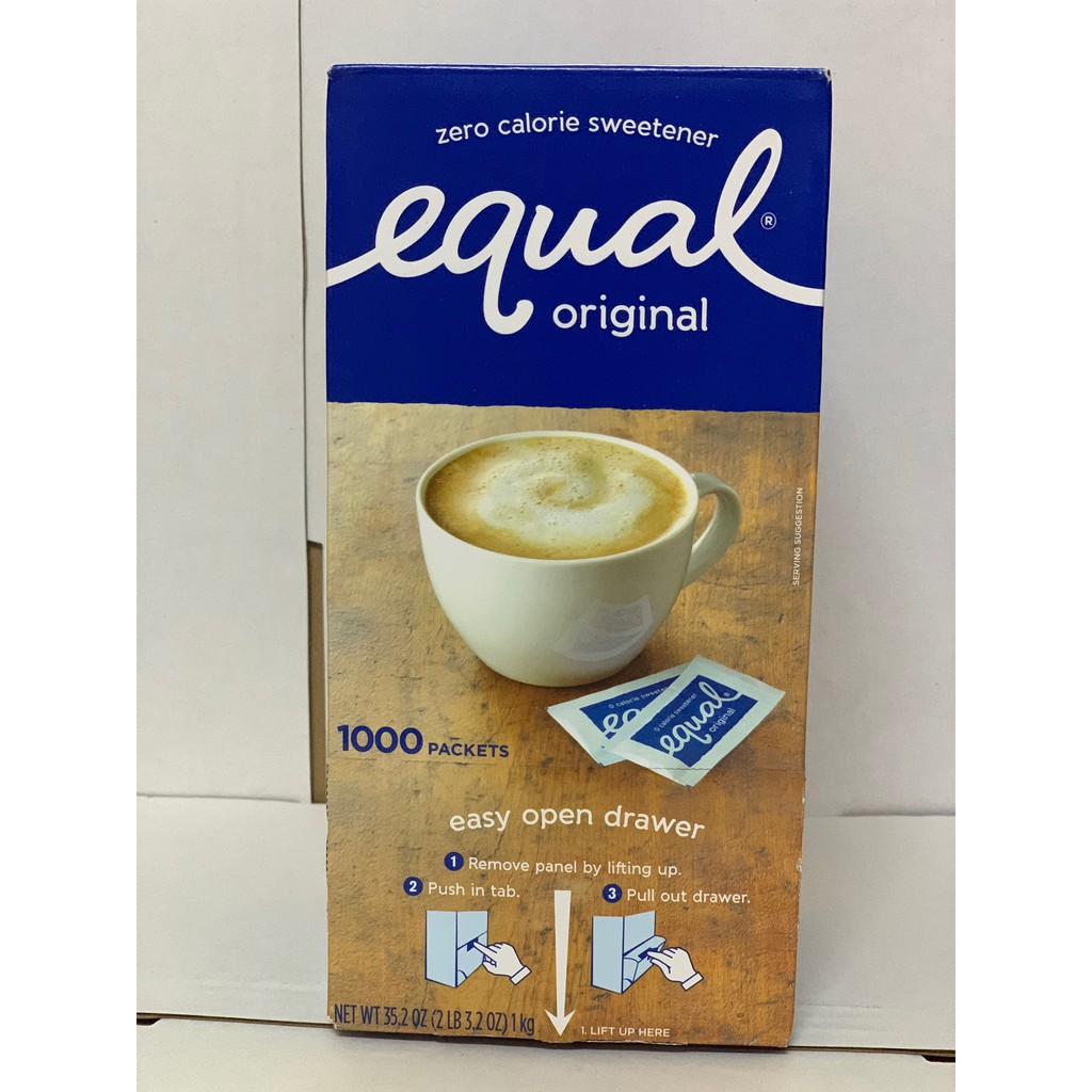 Đường ăn kiêng Equal Original của Mỹ ( Bán lẻ combo 50 gói)