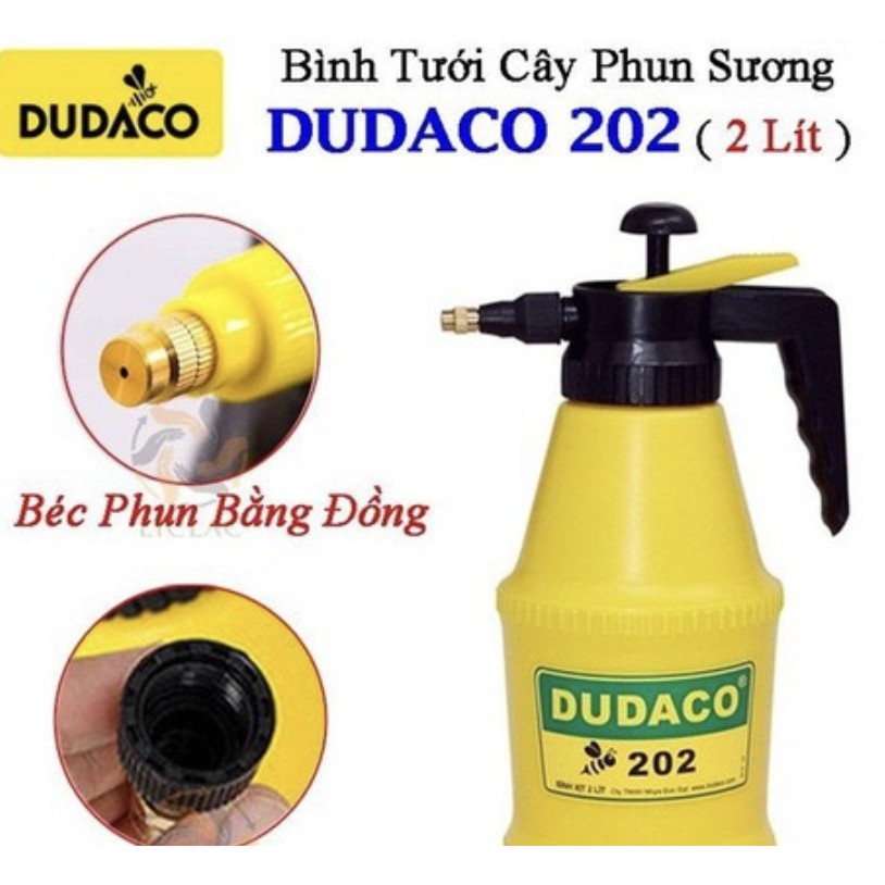Bình xịt phun sương tưới cây Dudaco - Hucaco - Hapaco 2 lít