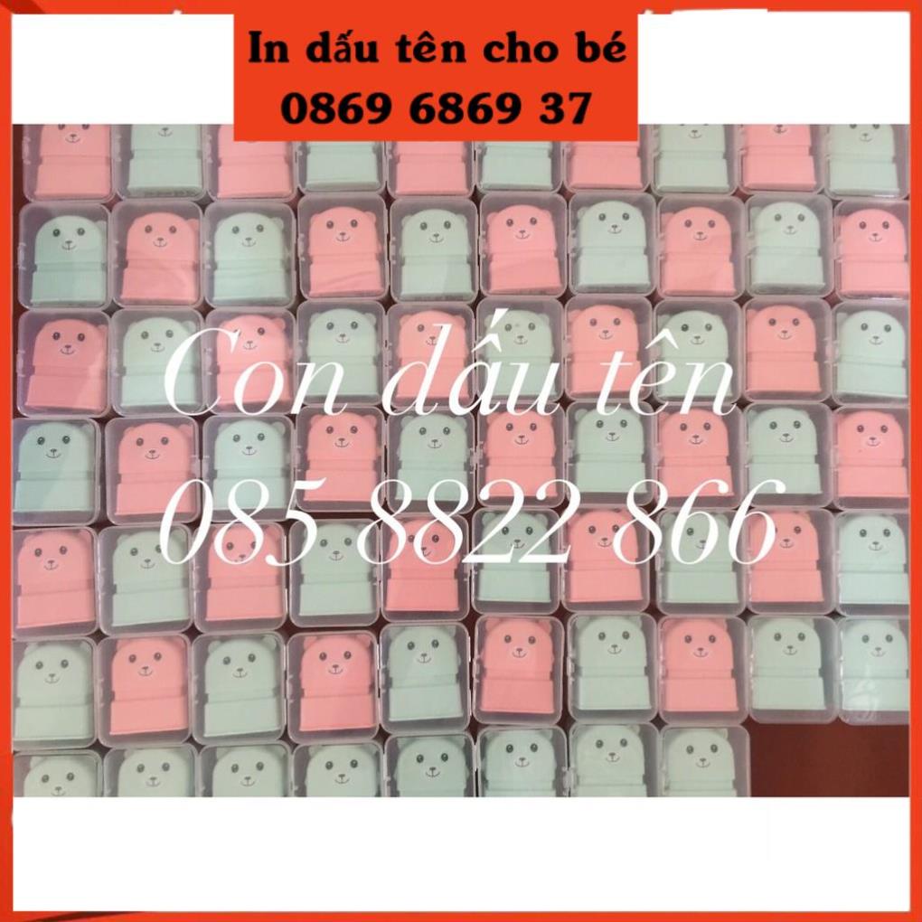 Con Dấu Tên Trẻ Em Giặt Không Phai  Minh In