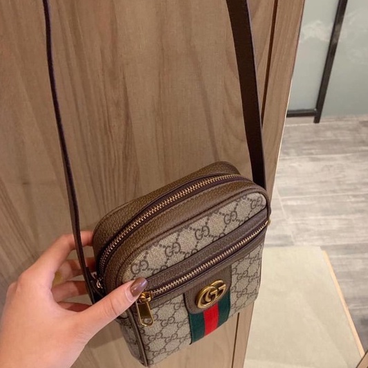 Túi đeo ☀ Túi mini Ophidia da bò 15x18x6 fullbox [ Dota ]