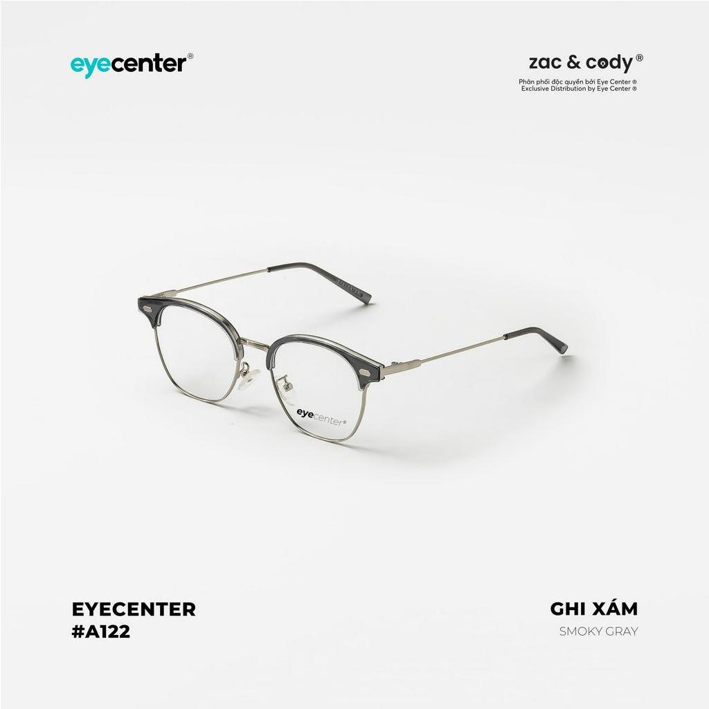 Gọng kính cận nam nữ chính hãng EYECENTER A122S kim loại chống gỉ cao cấp nhập khẩu by Eye Center Vietnam